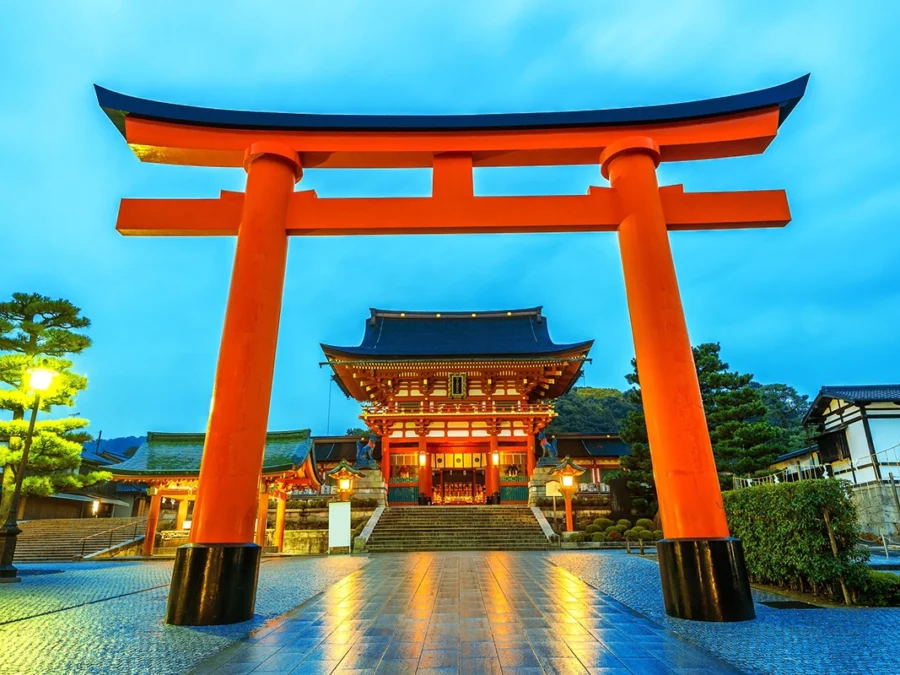 Torii gate at Fushimi Inari Taisha